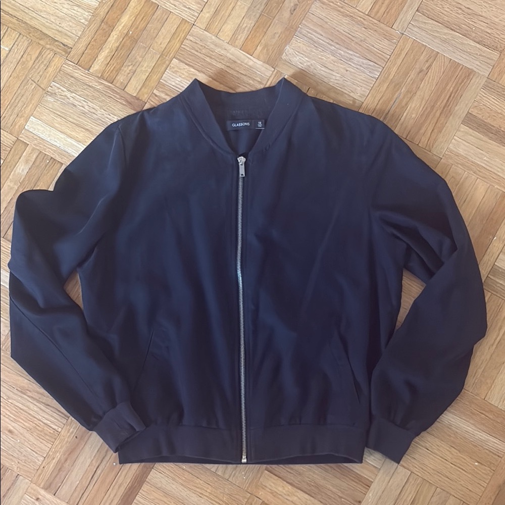Black Bomber Jacket